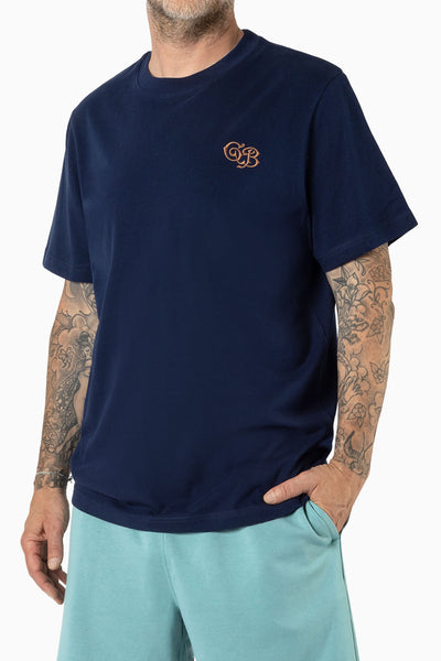 Relaxed Fit Navy / Gold GB embroidery