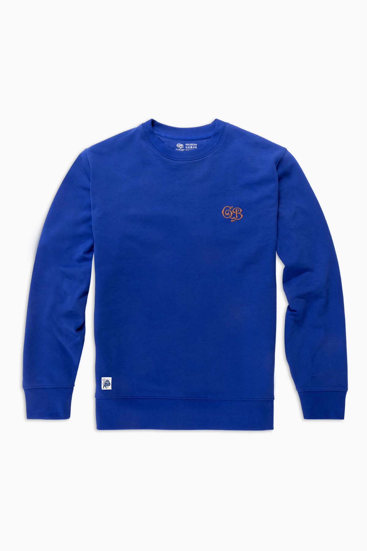 Sweater GB Logo  French Navy/ Gold embroidery