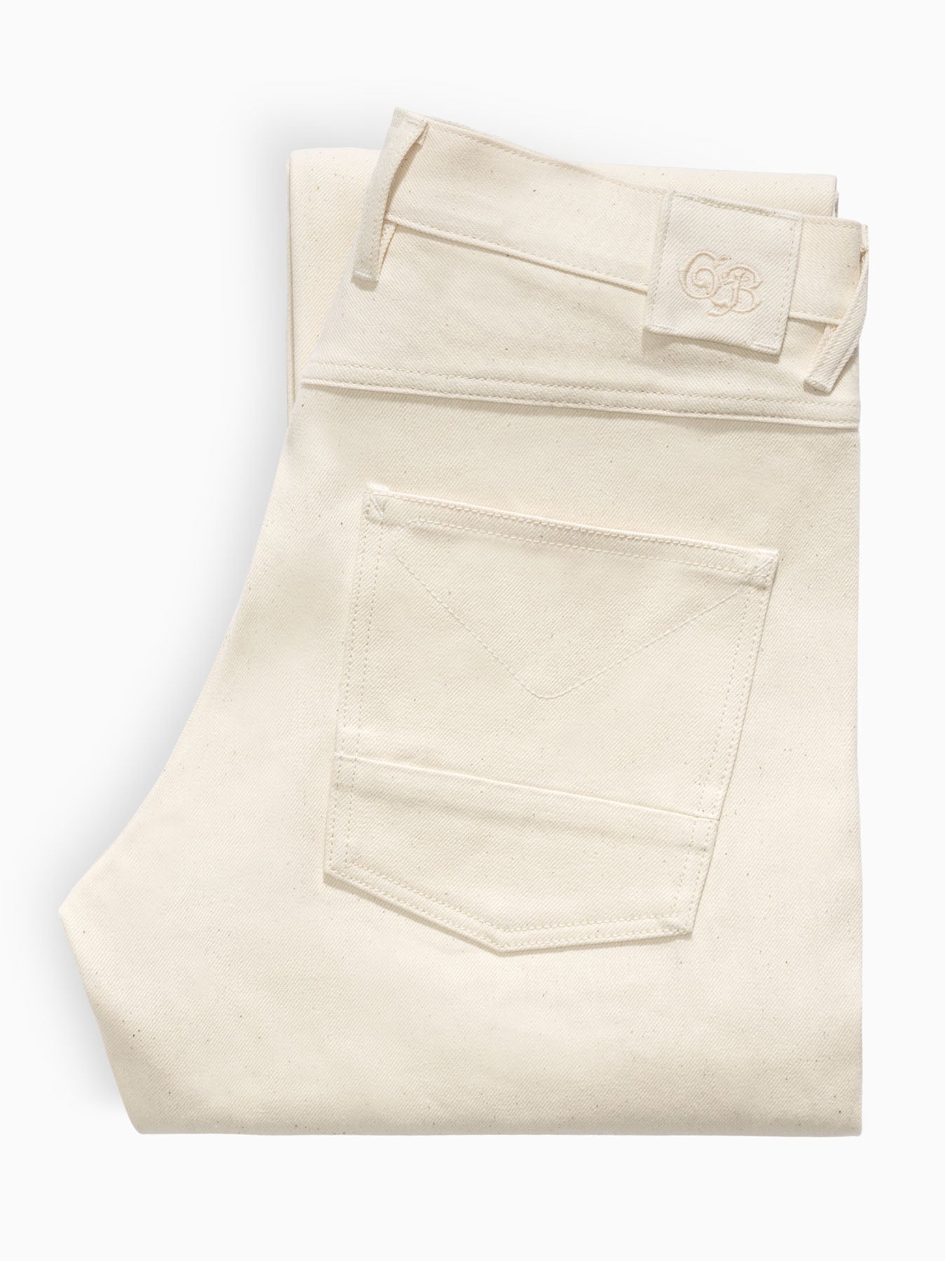 Bricker 12.5oz.  Ecru Japanese Green Selvedge