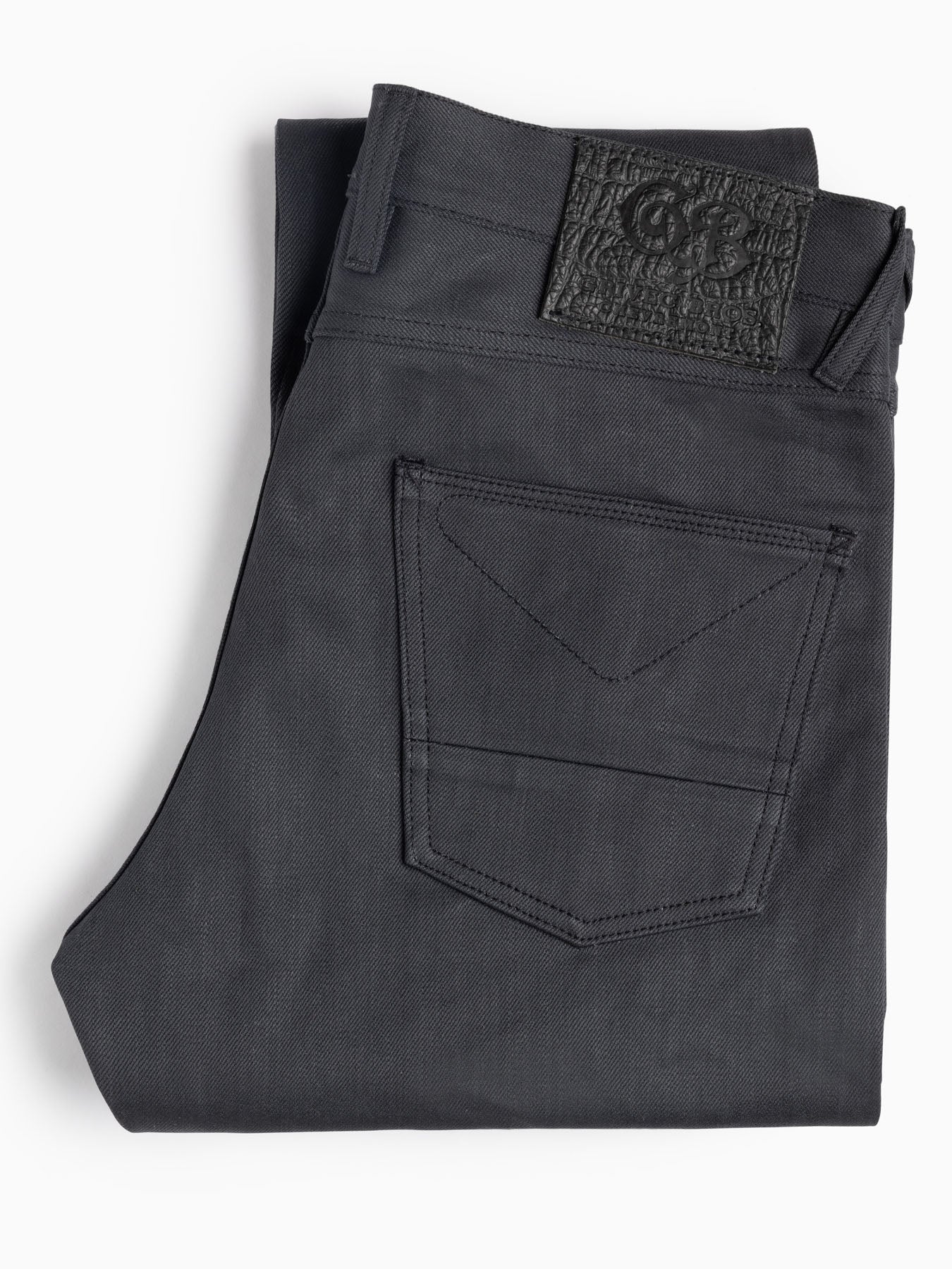 Hower Grey/Black- 13oz. Japanese Red Selvedge Comfort Stretch