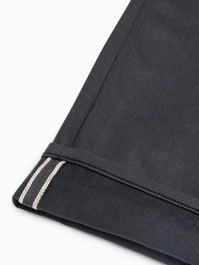 Hower Grey/Black- 13oz. Japanese Red Selvedge Comfort Stretch