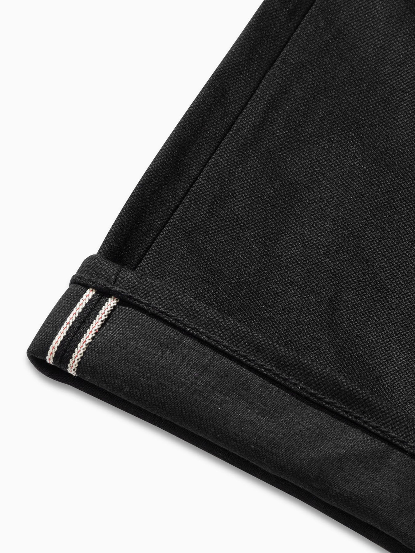 Hower Black Black- 13oz. Japanese Red Selvedge Comfort Stretch