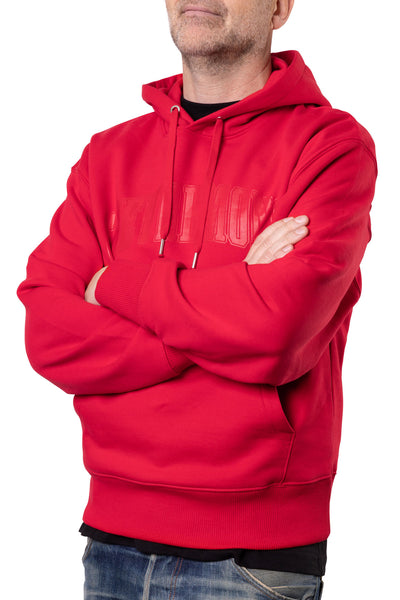 Oversized Hoodie Chevremont red on red