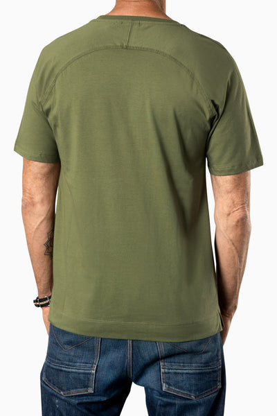 Curved Pocket Tee Terrarium Moss