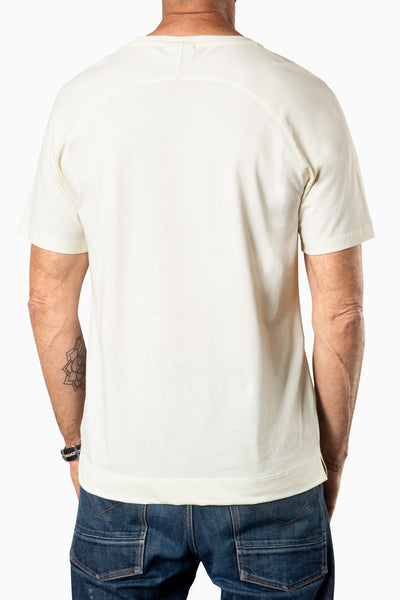 Curved Pocket Tee Sweet Corn