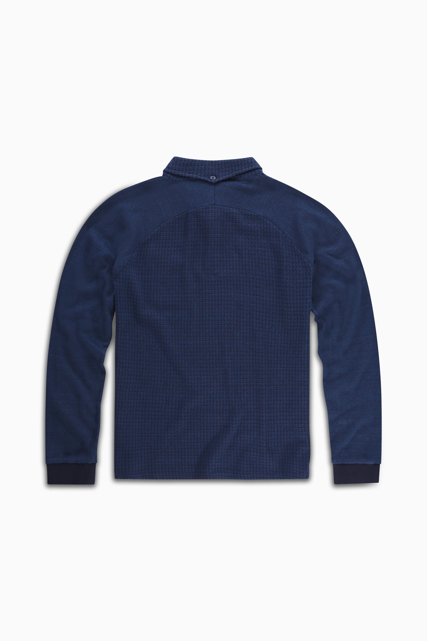 Polo Curved Jaquard Indigo Dyed