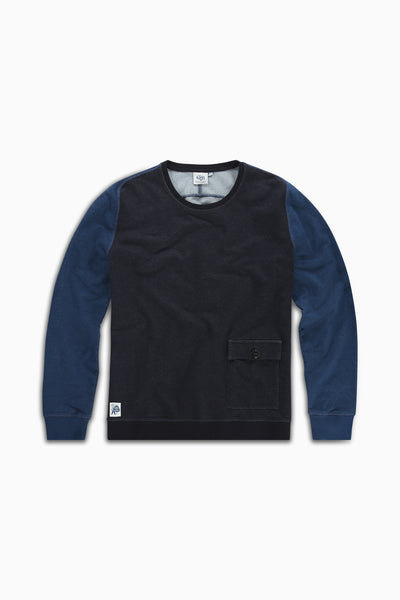 Sweater Two Tone Indigo Dyed