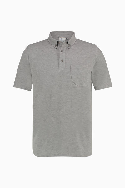 Polo Curved Grey Heather