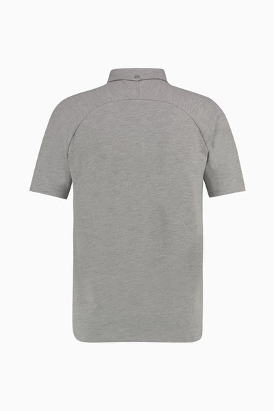 Polo Curved Grey Heather