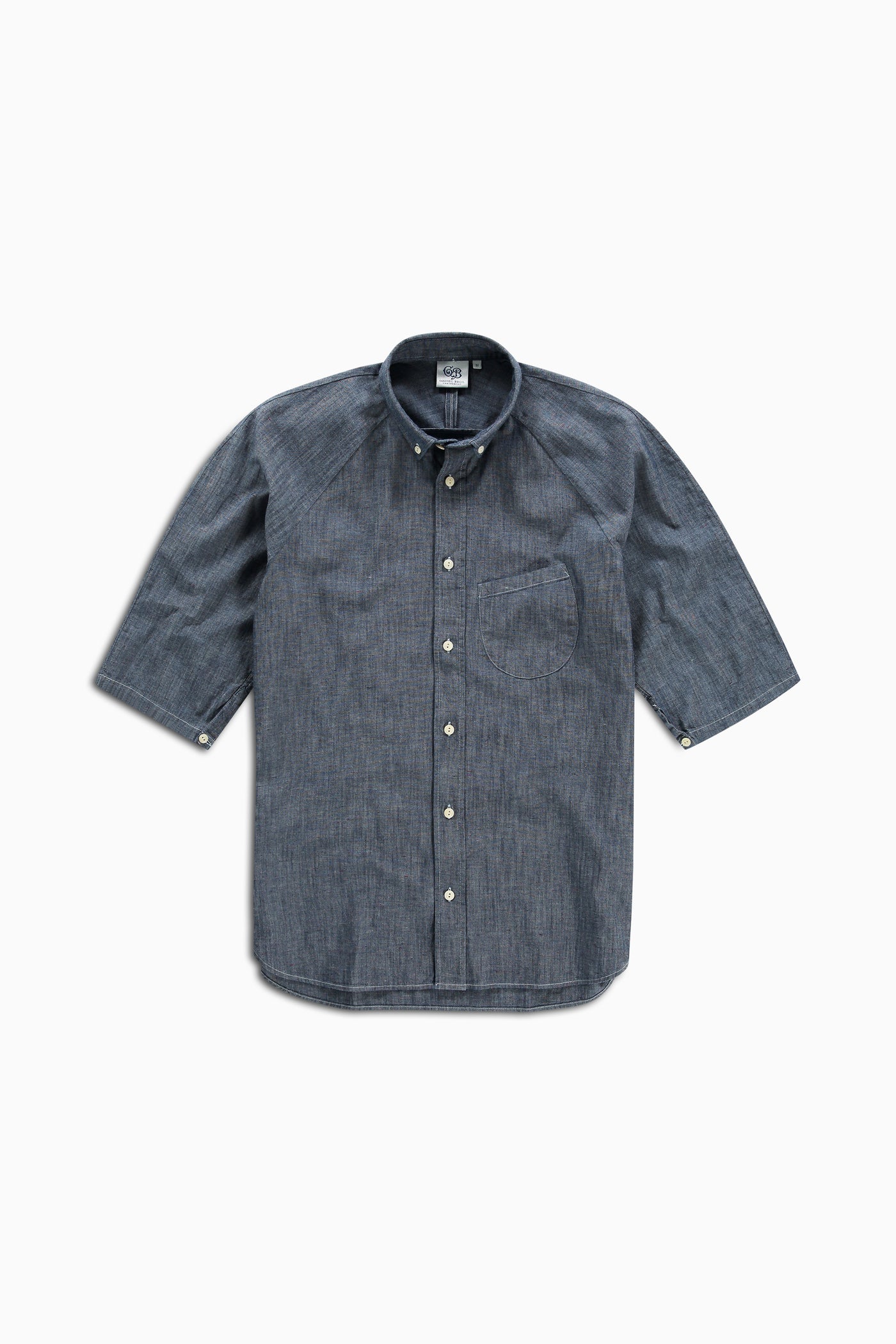 Worker-shirt Short Sleeve Chambray