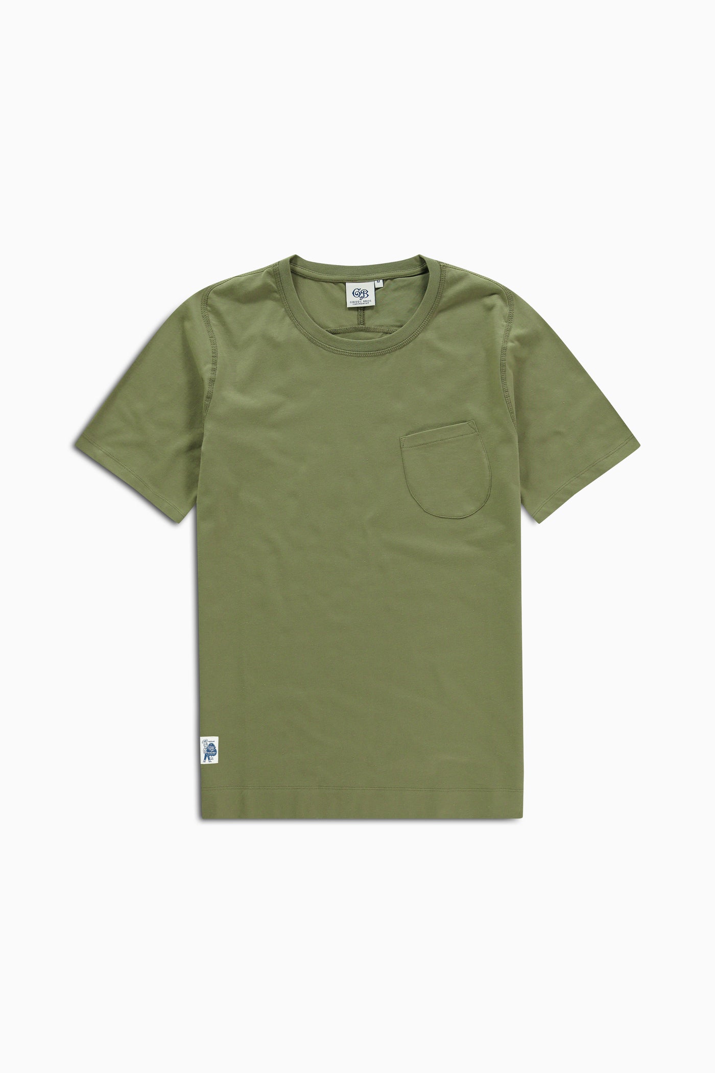 Curved Pocket Tee Terrarium Moss