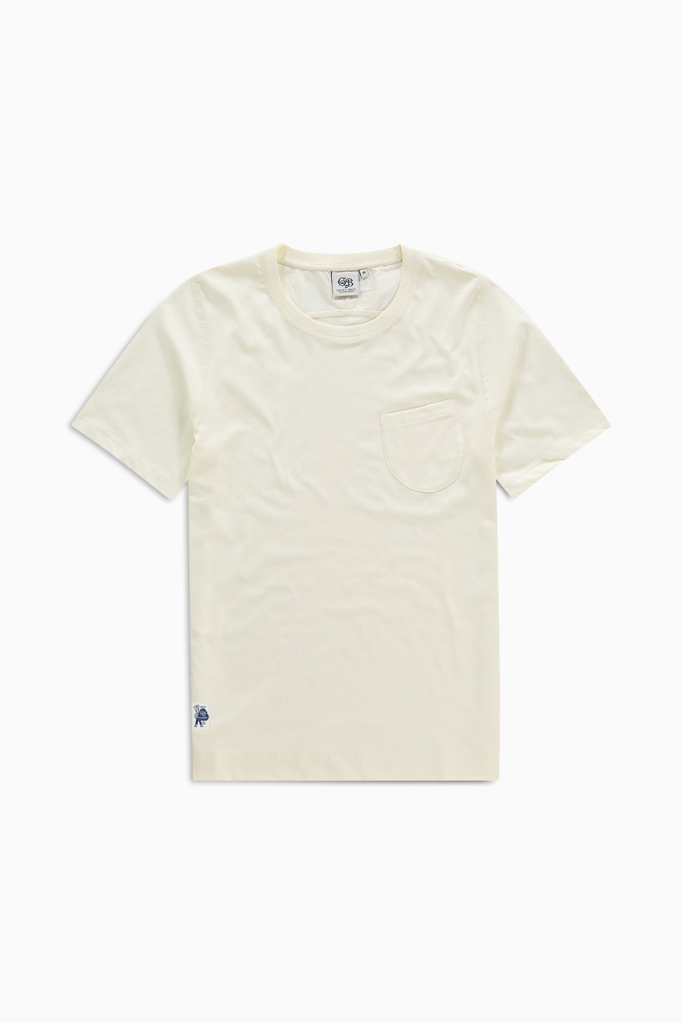 Curved Pocket Tee Sweet Corn